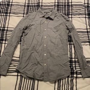 Grey LUXE FLANNEL button down shirt!